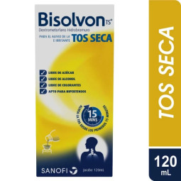 BISOLVON TOS SECA 120 ML DEXTROMETORFANO