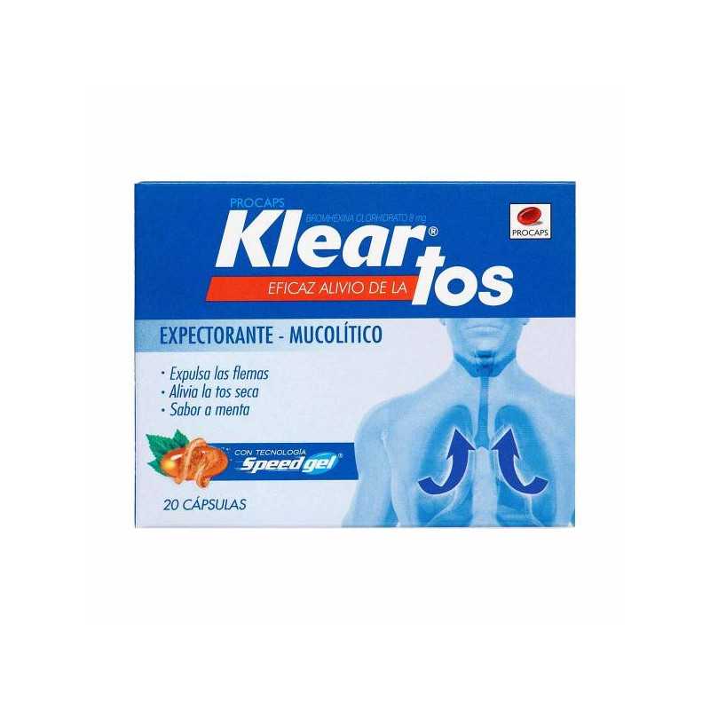 KLEAR TOS 20 CAPSULAS BROMHEXINA