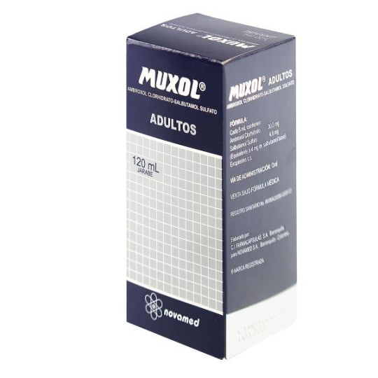 MUXOL ADULTOS JARABE 120 ML AMBROXOL