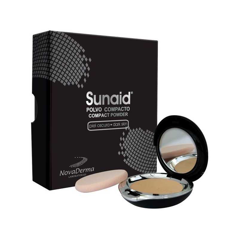 SUNAID POLVO COMP P.OSCURA 12 GR REDONDO BLOQUEADORES