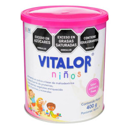 VITALOR NINOS VITAMINAS FRESA 400 GR (PUMCV) (MULTIVITAMINICO)