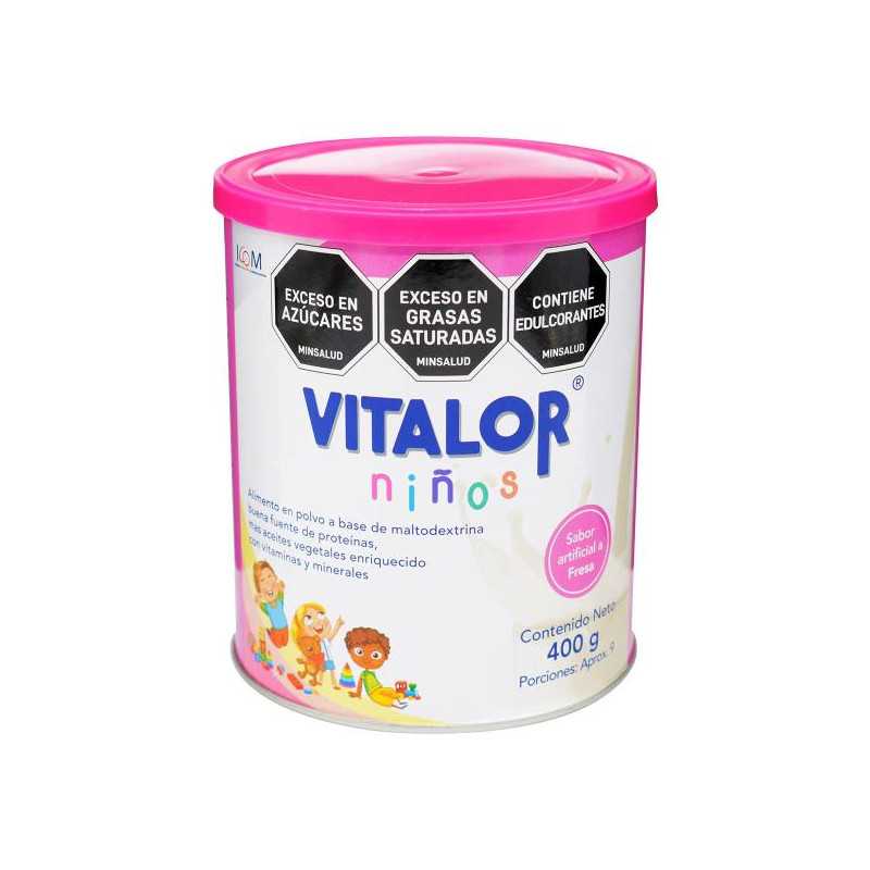 VITALOR NINOS VITAMINAS FRESA 400 GR (PUMCV) (MULTIVITAMINICO)