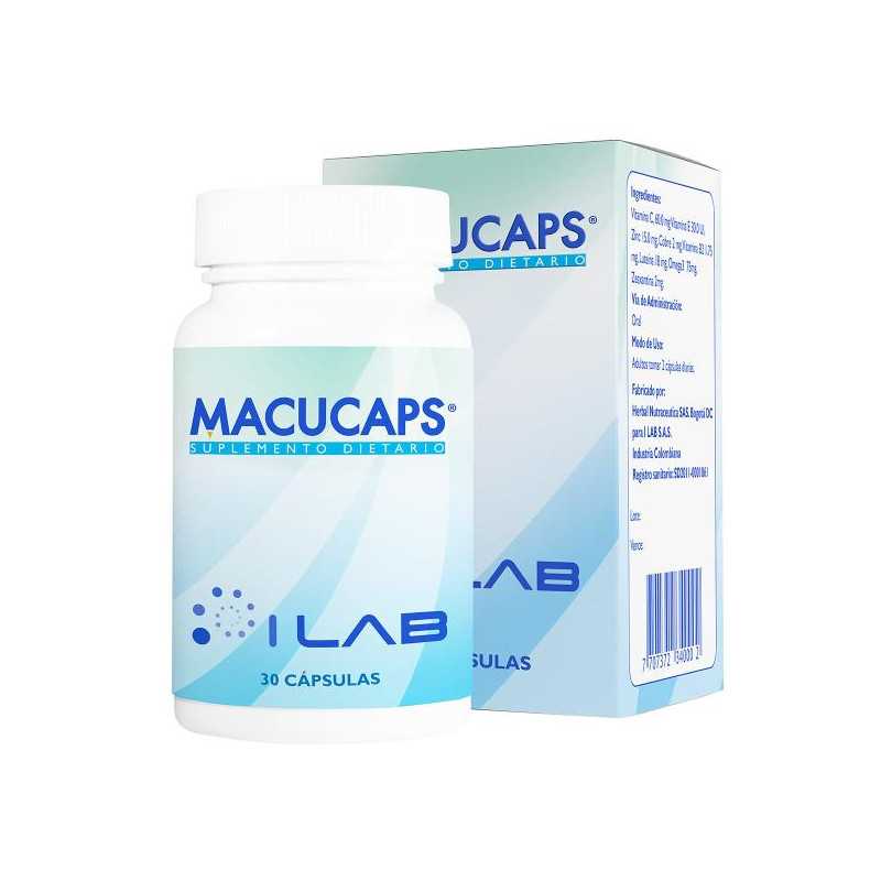 MACUCAPS SUPLEMENTO DIETARIO 30 CAPS MULTIVITAMINICO CON ZINC
