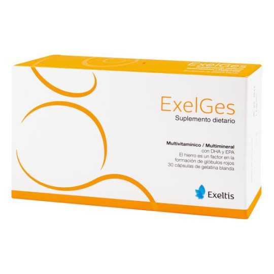 SUPLEMENTO EXELGES MULTIVITAMINICO 30 UDS