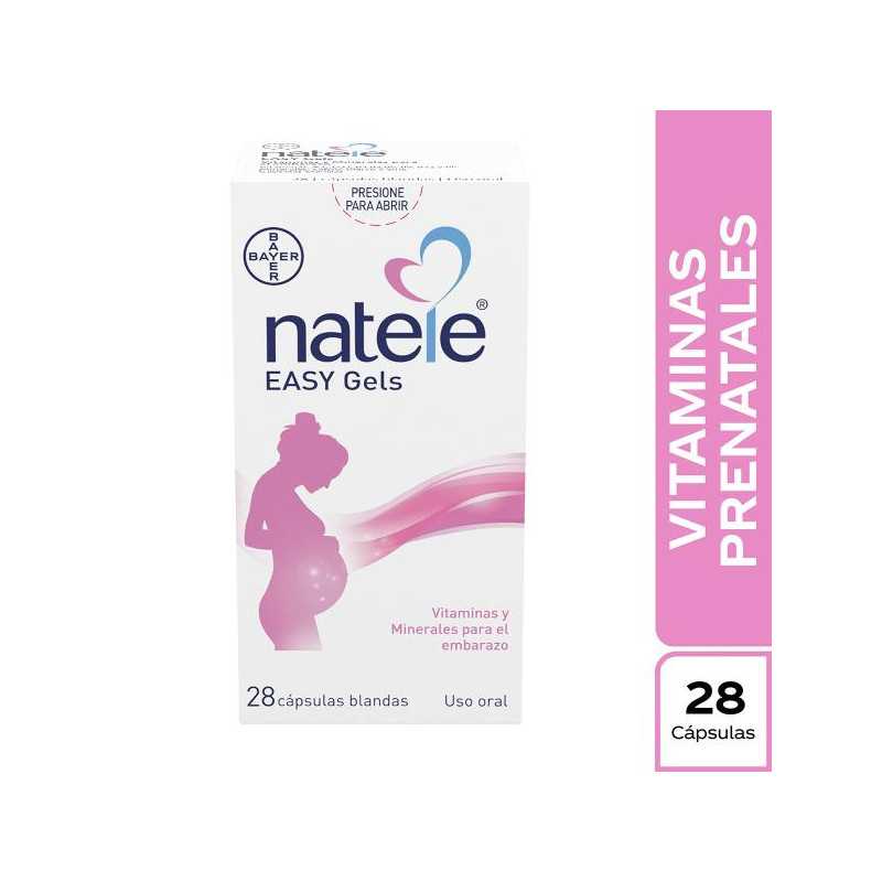 NATELE EASY GEL 28 CAPSULAS MULTIVITAMINICO
