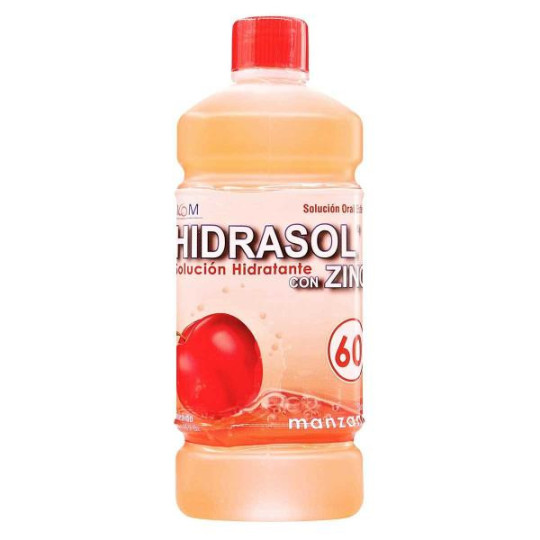 HIDRASOL 60 ZINC MANZ.500ML SU.ORAL ICOM