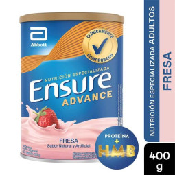 ENSURE ADVANCE FRESA 400 GRAMOS 