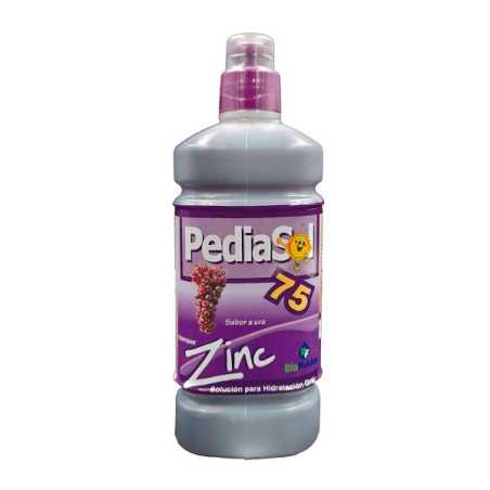 PEDIASOL ZINC 75 UVA 500 ML SODIO-POTACIO-CALCIO-MAGNESIO. 
