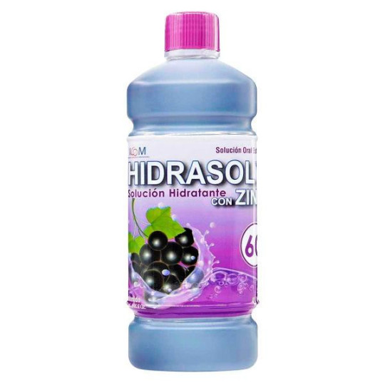 HIDRASOL 60 ZINC UVA 500 ML SU.ORAL ICOM HIDRASOL 60 ZINC UVA 500 ML SU.ORAL ICOM