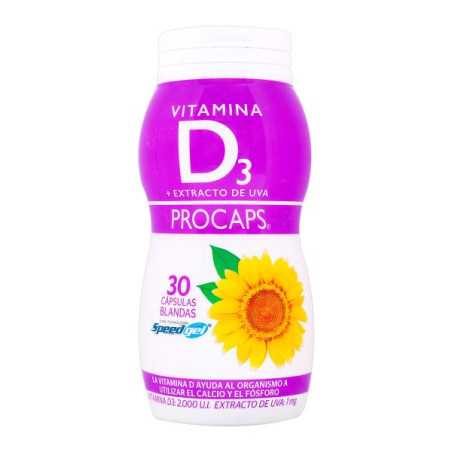 VITAMINA D3 2000 UI 30 CAP BLANDAS PC