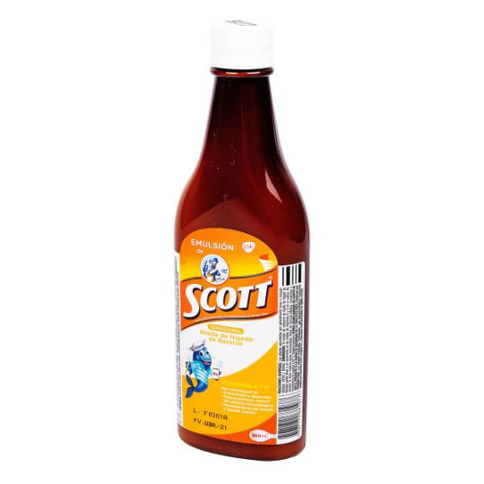 EMULSION SCOTT CTE 360 ML VITAMINA A Y D EMULSION SCOTT CTE 360 ML VITAMINA A Y D
