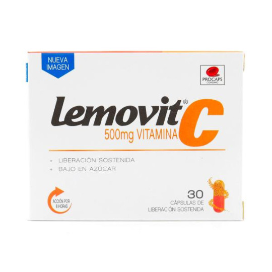 LEMOVIT C 500 MG 30 CAP.LIB.SOSTENIDA VITAMINA C