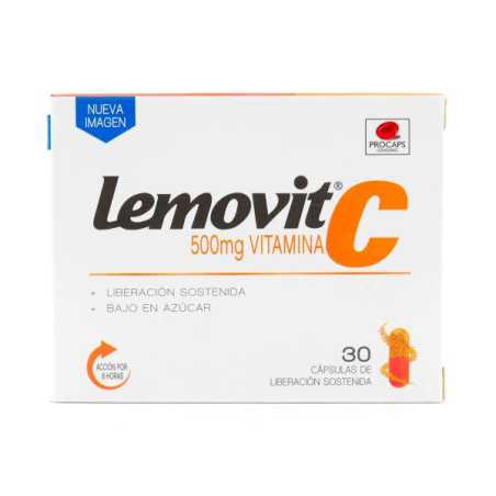 LEMOVIT C 500 MG 30 CAP.LIB.SOSTENIDA VITAMINA C