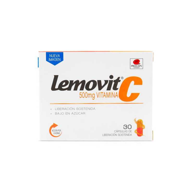 LEMOVIT C 500 MG 30 CAP.LIB.SOSTENIDA VITAMINA C