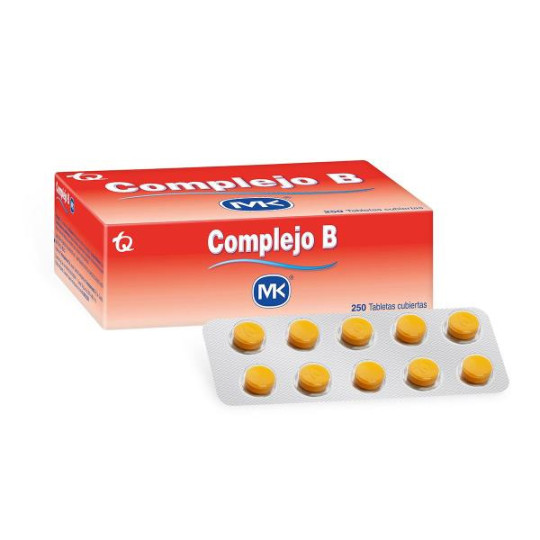 COMPLEJO B 250 TABLETAS MK VITAMINA B COMPLEJO B 250 TABLETAS MK VITAMINA B