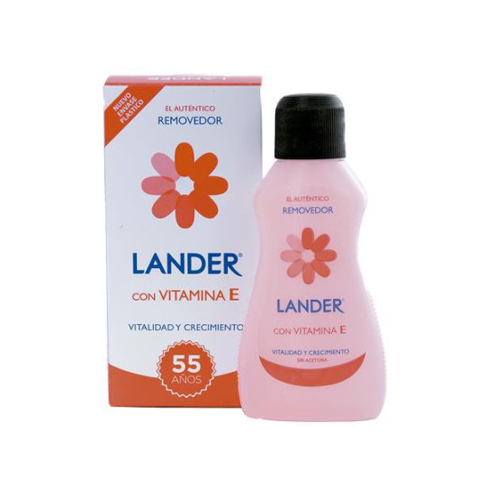 REMOVEDOR LANDER VITAMINA E 75 ML REMOVEDOR DE ESMALTE
