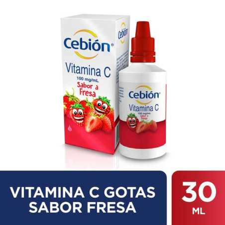 CEBION GOTAS FRESA 30 ML VITAMINA C