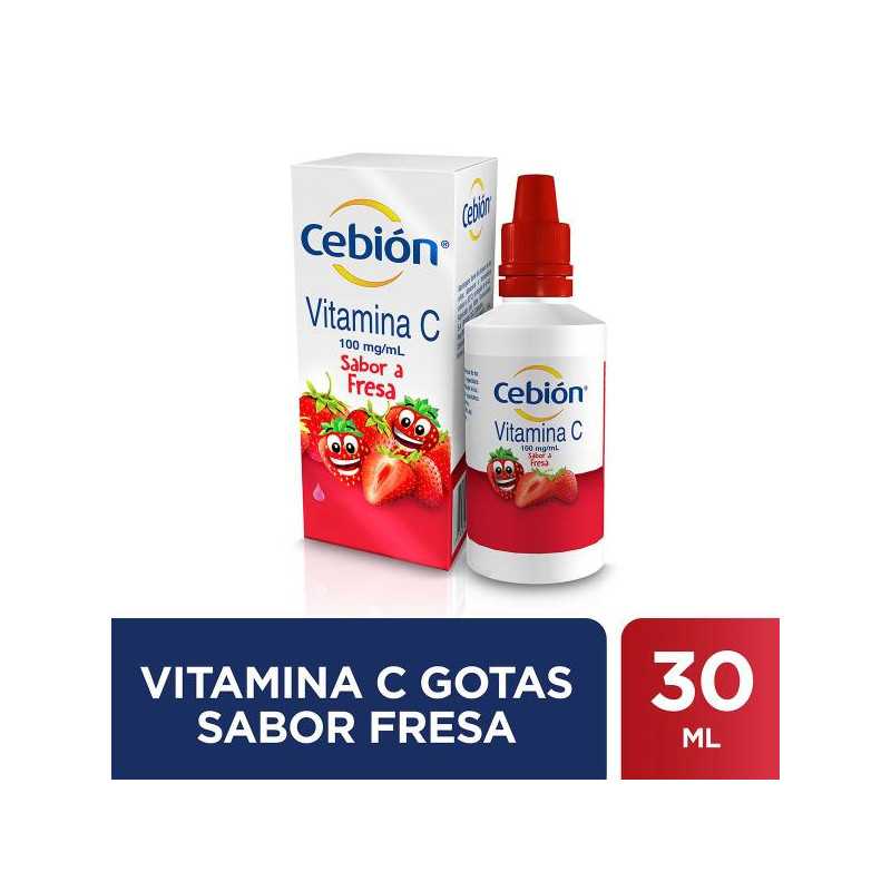 CEBION GOTAS FRESA 30 ML VITAMINA C