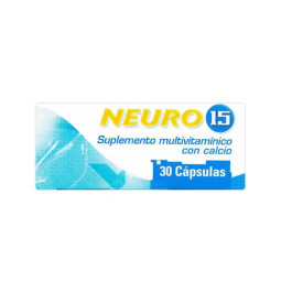 NEURO 15 MG 30 CAPSULAS VITAMINAS Y MINERALES