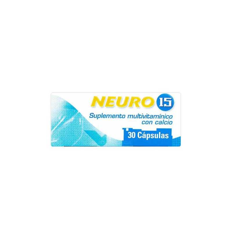 NEURO 15 MG 30 CAPSULAS VITAMINAS Y MINERALES