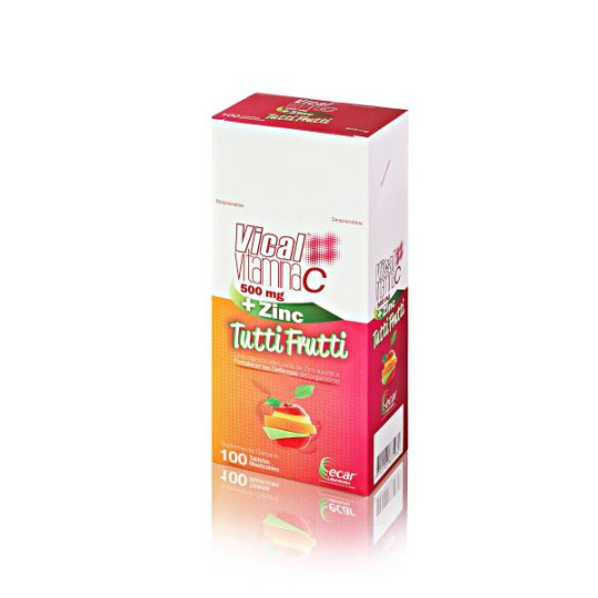 VICAL VITAMINA C 500MG ZINC TUT. 100 TAB 