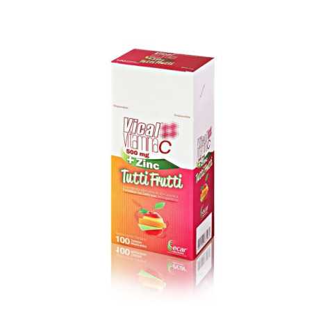 VICAL VITAMINA C 500MG ZINC TUT. 100 TAB 