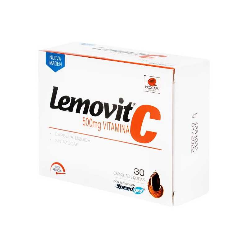 LEMOVIT C 500 MG 30 CAP.BLANDA GELATIN. VITAMINA C LEMOVIT C 500 MG 30 CAP.BLANDA GELATIN. VITAMINA C