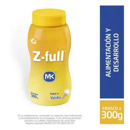 Z FULL GRANULADO VAINILLA 300 GR MK VITAMINAS Y MINERALES