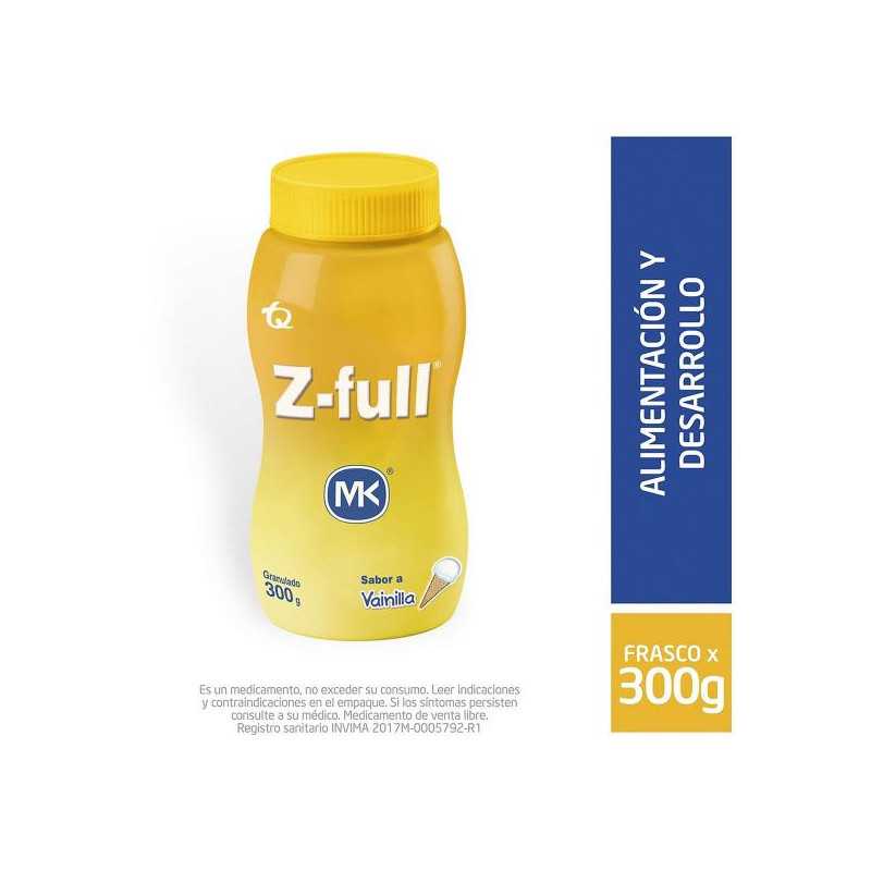 Z FULL GRANULADO VAINILLA 300 GR MK VITAMINAS Y MINERALES