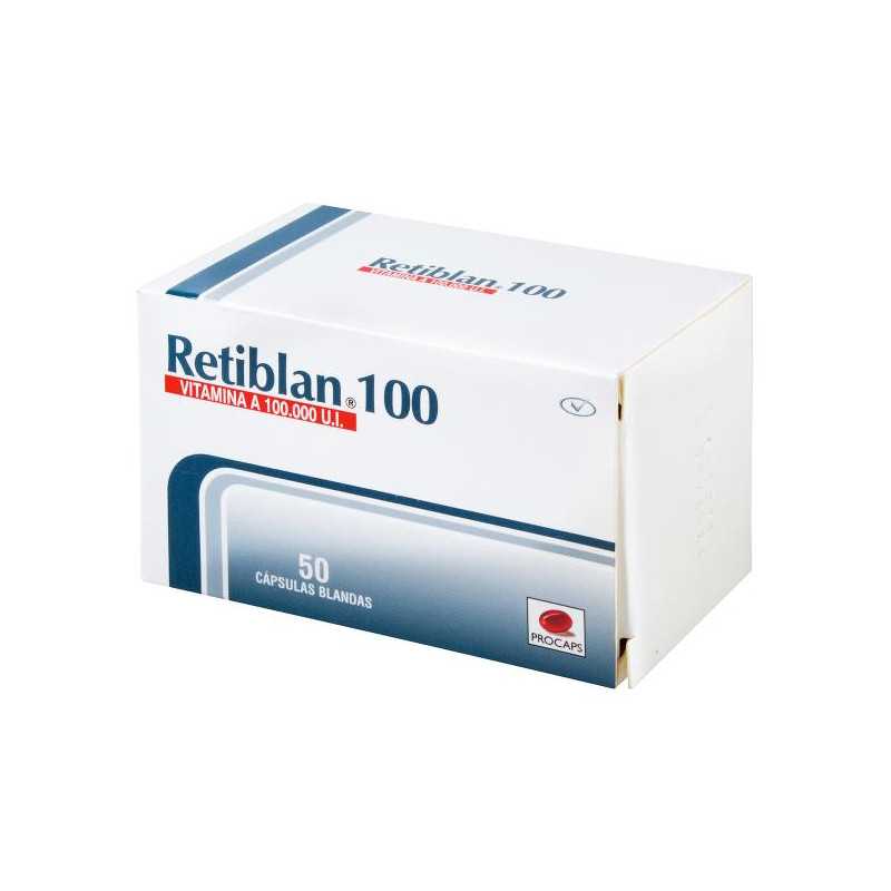 RETIBLAN 100 MG 50 CAPSULAS VITAMINA A