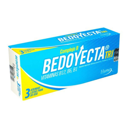 BEDOYECTA 3 AMPOLLAS (A)(DA) (PUMCV) VITAMINA B BEDOYECTA 3 AMPOLLAS (A)(DA) (PUMCV) VITAMINA B