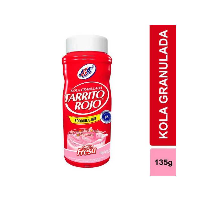 KOLA GRANULADA JGB FRESA 135 GR VITAMINAS Y MINERALES KOLA GRANULADA JGB FRESA 135 GR VITAMINAS Y MINERALES
