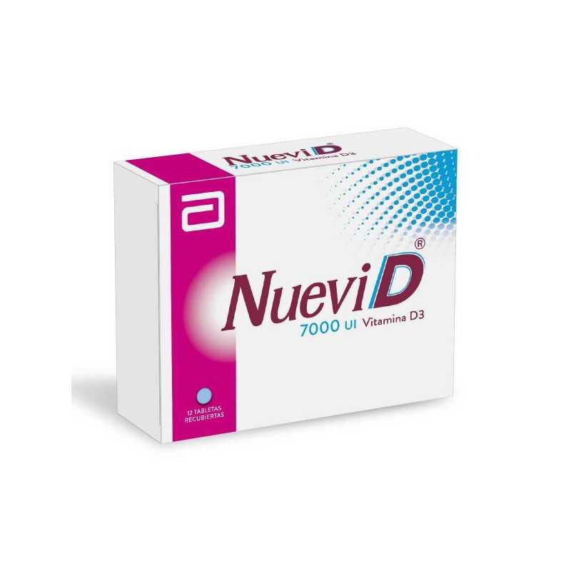 NUEVID 7000 UI 12 TABLETAS(PB)(DA) VITAMINA D