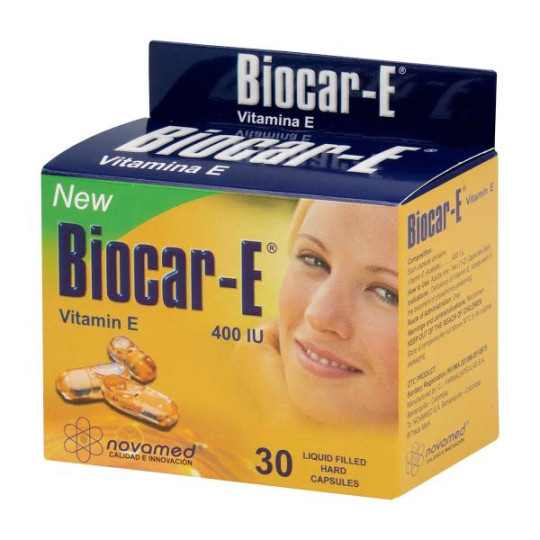 BIOCAR-E 400 U.I. 30 CAP VITAMINA E