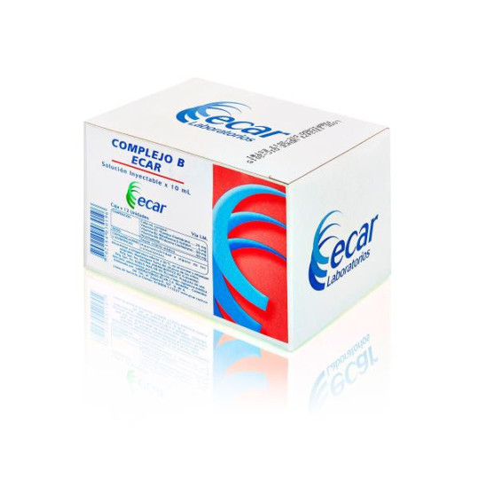 COMPLEJO B 10 ML AMPOLLA EC VITAMINA B COMPLEJO B 10 ML AMPOLLA EC VITAMINA B