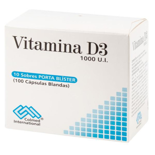 VITAMINA D3 1000 UI 100 CAP 10 SBS PC VITAMINA D VITAMINA D3 1000 UI 100 CAP 10 SBS PC VITAMINA D