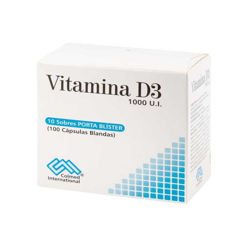 VITAMINA D3 1000 UI 100 CAP 10 SBS PC VITAMINA D VITAMINA D3 1000 UI 100 CAP 10 SBS PC VITAMINA D