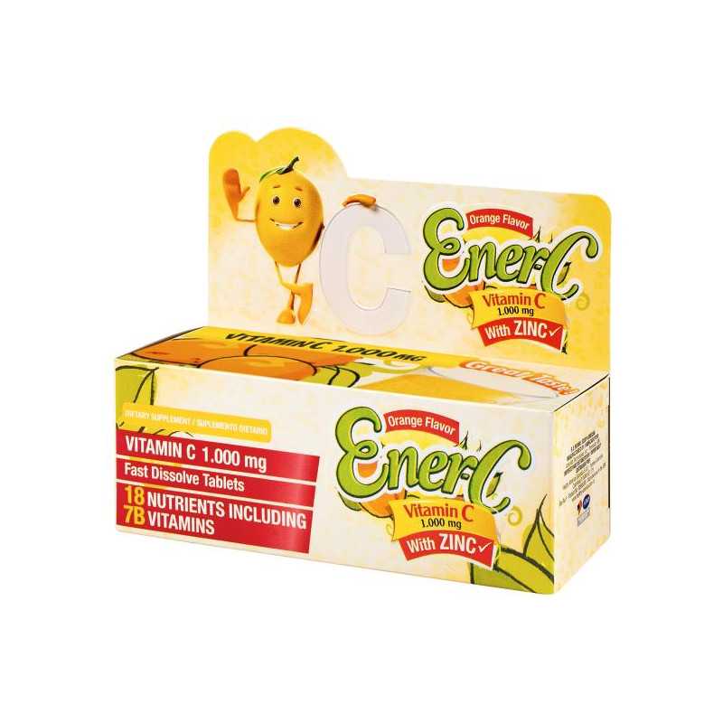 VITAMINA C ENER-C 10 TABLE.EFERVESCENTE VITAMINA C 