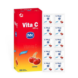 VITAMINA C 500 MG CEREZA 100 TBS MK