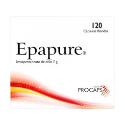EPAPURE 1 GR 120 CAP. BLAN OMEGA3-VITAMINAS Y MINERALES