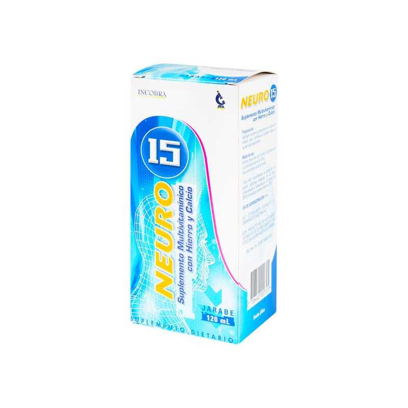 NEURO 15 JARABE 120 ML VITAMINAS Y MINERALES NEURO 15 JARABE 120 ML VITAMINAS Y MINERALES