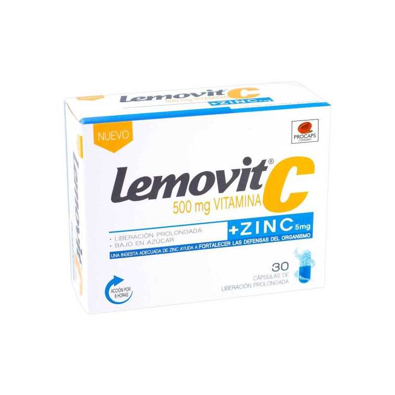 LEMOVIT C ZINC 500 MG 30 CAP VITAMINA C-ZINC LEMOVIT C ZINC 500 MG 30 CAP VITAMINA C-ZINC