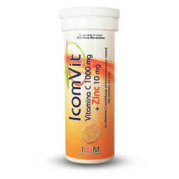 ICOMVIT EFERV. NARANJA 10 TBS (VITAMINA C)