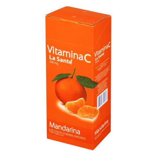 VITAMINA C 500 MG MANDARINA 100 TBS LS VITAMINA C VITAMINA C 500 MG MANDARINA 100 TBS LS VITAMINA C