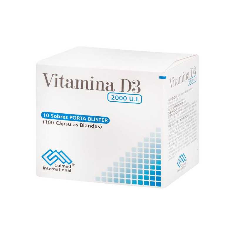 VITAMINA D3 2000 UI 100 CAP 10 SBS PC VITAMINA D