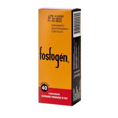 FOSFOGEN 40 TABLETAS VITAMINA C