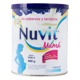 NUVIT MAMA VAINILLA 400 GR VITAMINAS Y MINERALES
