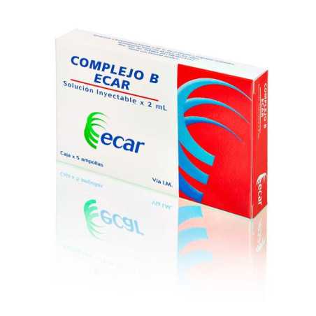 COMPLEJO B 2 ML CAJA 5 UDS ECAR VITAMINA B