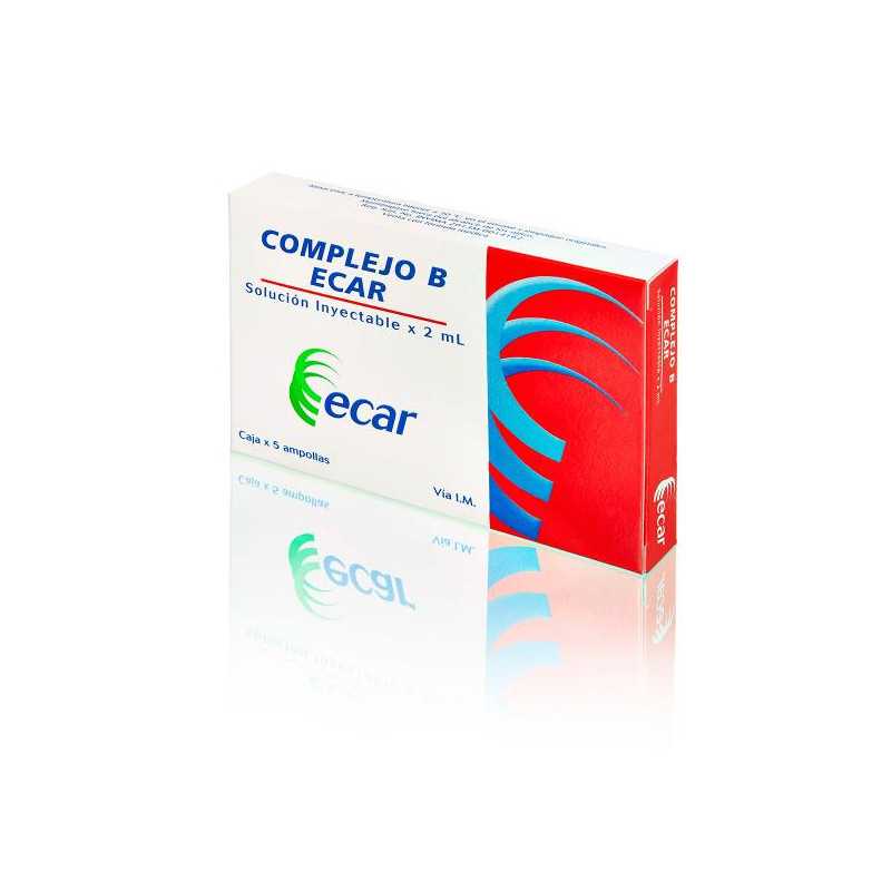 COMPLEJO B 2 ML CAJA 5 UDS ECAR VITAMINA B