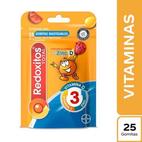 REDOXITOS TOTAL GUMS 25 UDS VITAMINA C